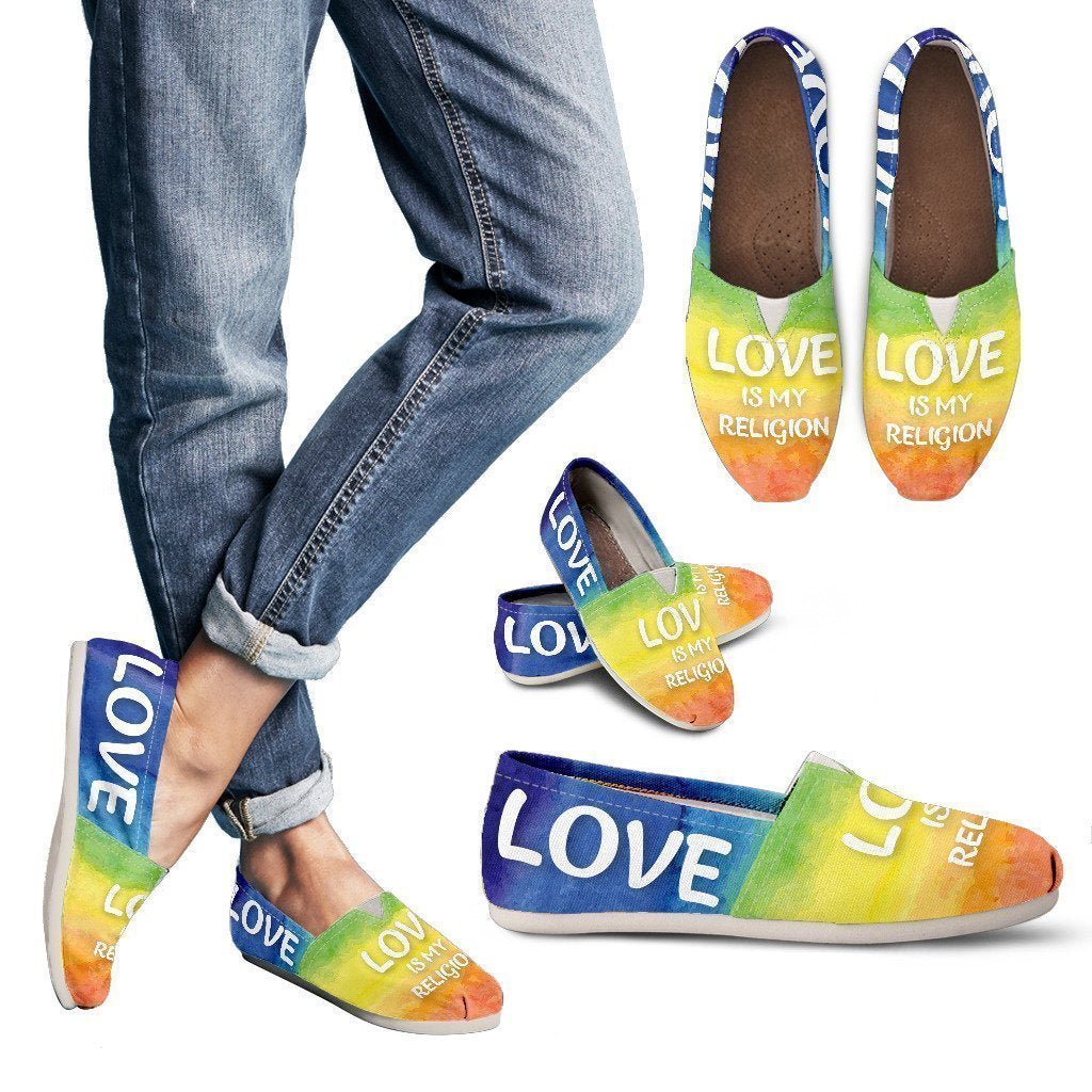 Love Is My Religion Women's Casual Shoes-6teenth World™-Women's Casual Shoes-US6 (EU36)-Vibe Cosy™