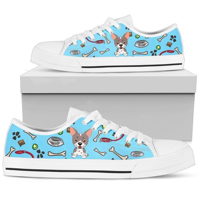 American Hairless Blue Women's Low Top Shoe-6teenth World™-Women's Low Top Shoe-US5.5 (EU36)-Vibe Cosy™