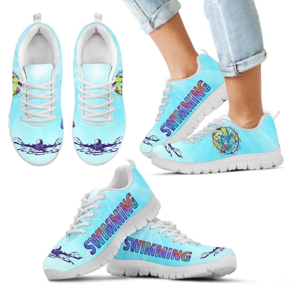 SWIMMING PEACE Kid's Sneakers-6teenth World™-Kid's Sneakers-11 CHILD (EU28)-Vibe Cosy™