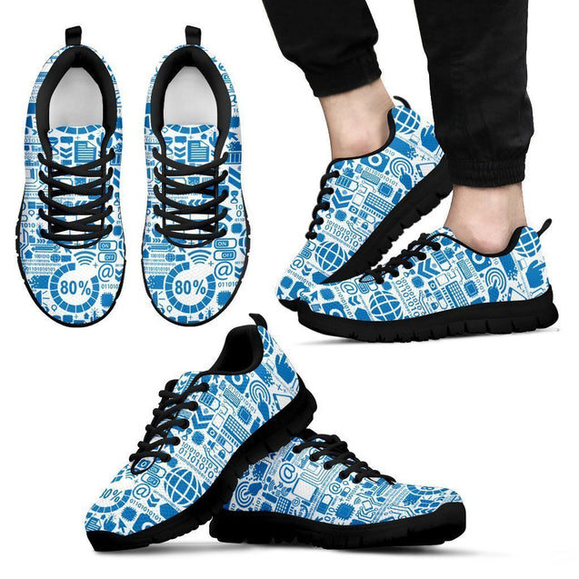 social networking men's Sneakers-6teenth World™-Men's Sneakers-US5 (EU38)-Vibe Cosy™