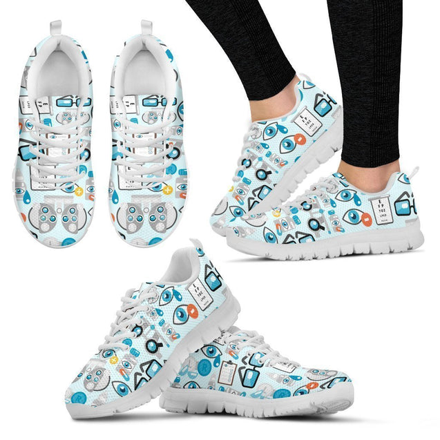 Optician Women's Sneakers Style 1 (White)-6teenth World™-Women's Sneakers-US5 (EU35)-Vibe Cosy™