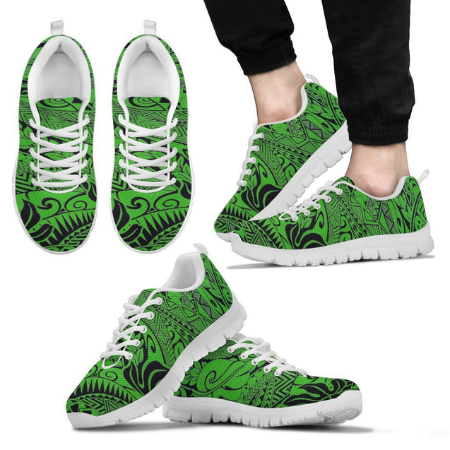 Poly Tribal Sneakers 26 - AH - J9-SNEAKERS-Alohawaii-Men's Sneakers-US5 (EU38)-White-Vibe Cosy™