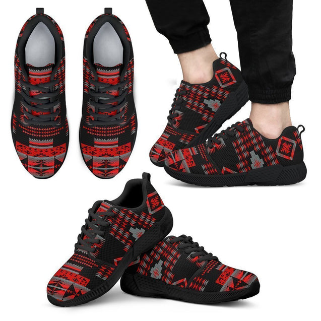 Seven Tribes Red Fire Sopo Men's Athletic Sneakers-6teenth World™-Men's Athletic Sneakers-US5 (EU38)-Vibe Cosy™