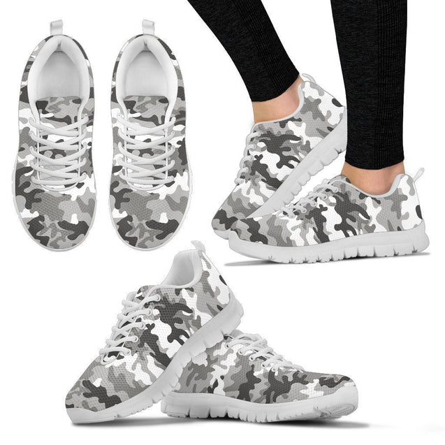 Camo Shoes-Shoes-6teenth Outlet-Women's Sneakers - White - Camo Shoes-US5 (EU35)-Vibe Cosy™