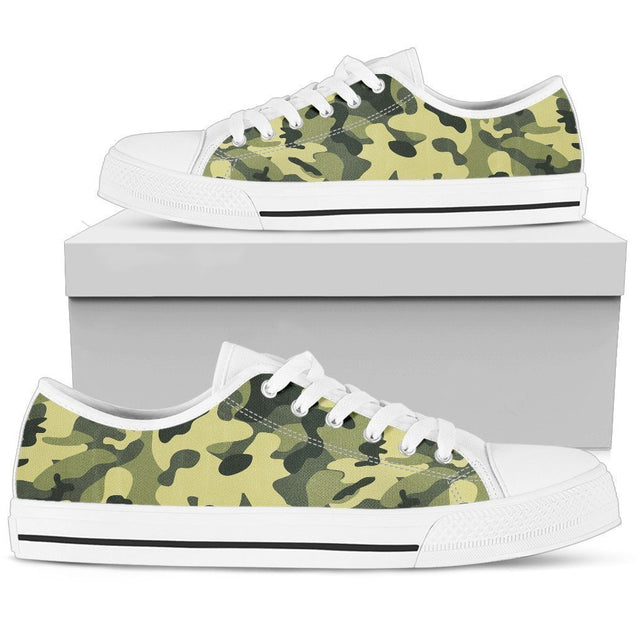 Camo Shoes-6teenth Outlet-Mens Low Top - White - Camo-US5 (EU38)-Vibe Cosy™