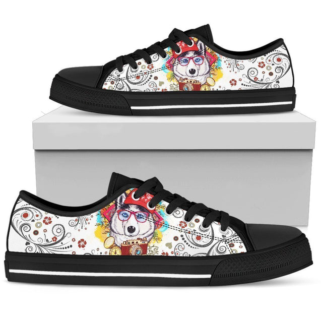 Husky Women's Low Top Shoe-6teenth World™-Women's Low Top Shoe-US5.5 (EU36)-Vibe Cosy™