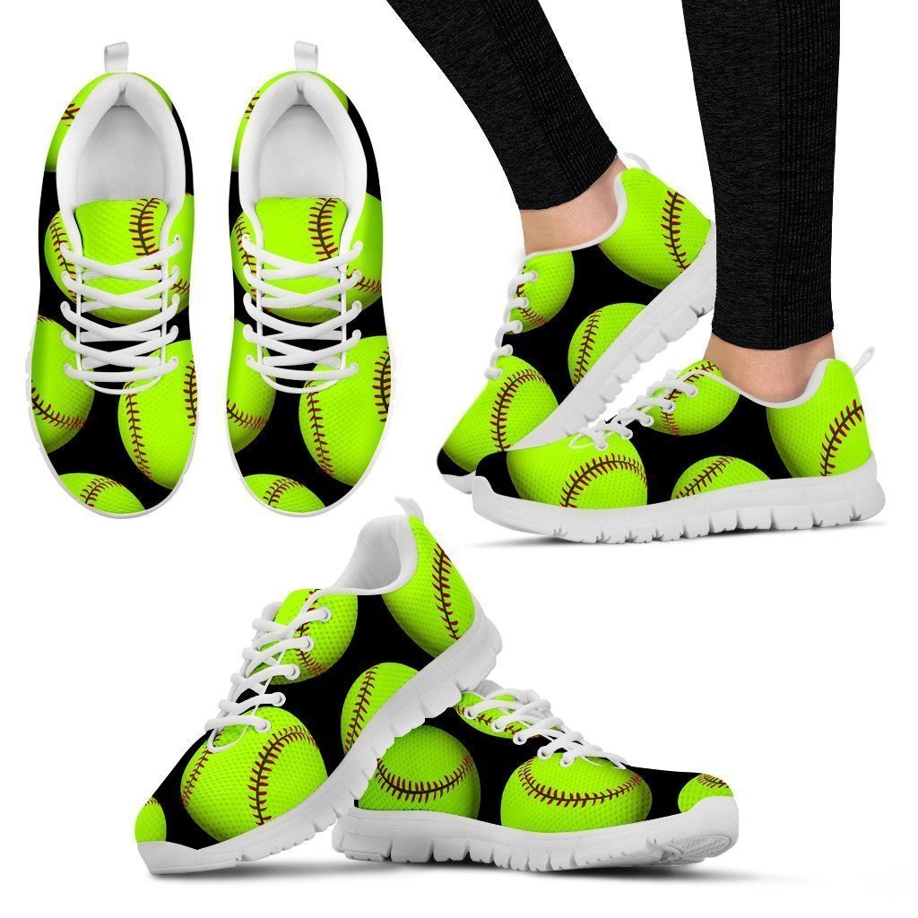 Softball Sneakers Women's Sneakers-6teenth World™-Women's Sneakers-US5 (EU35)-Vibe Cosy™