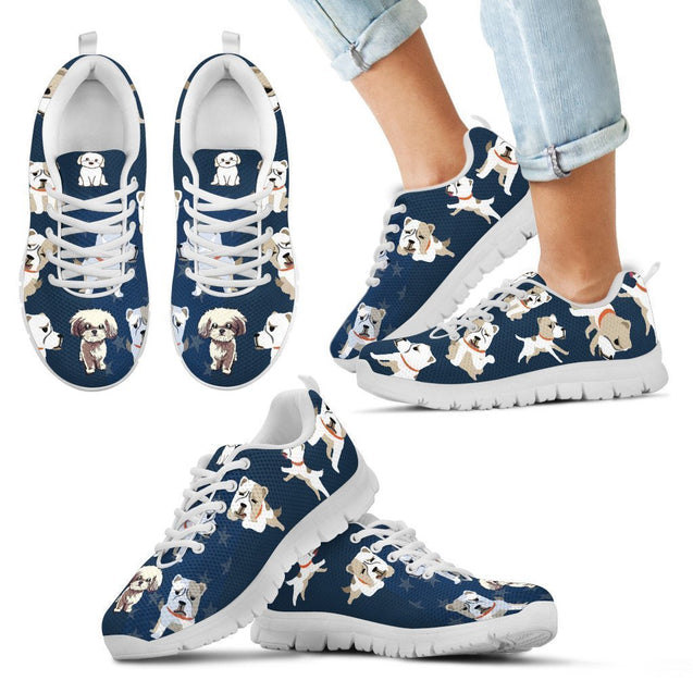 Shih Tzu Lover Kid's Sneakers-6teenth World™-Kid's Sneakers-11 CHILD (EU28)-Vibe Cosy™