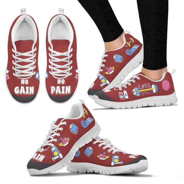 No Pain No Gain Women's Sneakers-6teenth World™-Women's Sneakers-US5 (EU35)-Vibe Cosy™