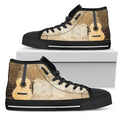 Guitar shoes-shoes-6teenth Outlet-Womens High Top - Black - Guitar shoes-US5.5 (EU36)-Vibe Cosy™