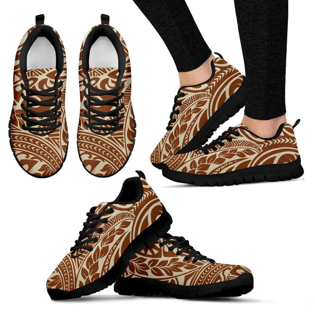Poly Tribal Sneakers 25 - AH - J9-SNEAKERS-Alohawaii-Women's Sneakers-US5 (EU35)-Black-Vibe Cosy™