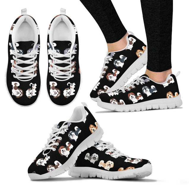 Shih Tzu Women's Sneakers-6teenth World™-Women's Sneakers-US5 (EU35)-Vibe Cosy™