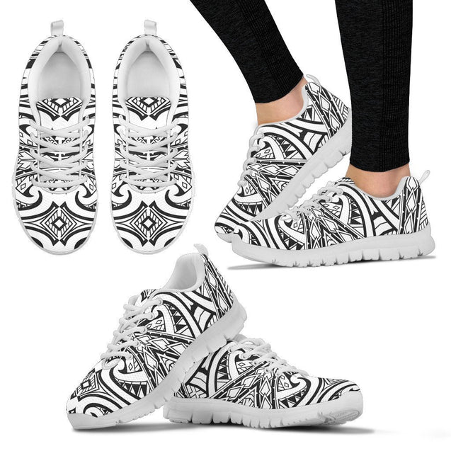 Poly Tribal Sneakers 37 - AH - J9-SNEAKERS-Alohawaii-Women's Sneakers-US5 (EU35)-White-Vibe Cosy™