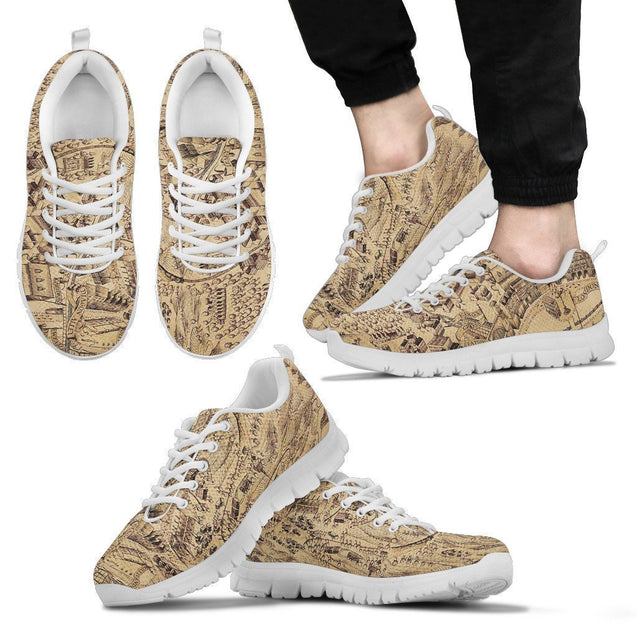 The Hogwarts express-Shoes-6teenth Outlet-Men's Sneakers - White - The Hogwarts express-US5 (EU38)-Vibe Cosy™