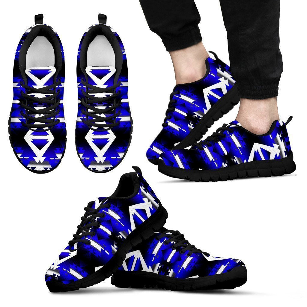 Blue Winter Camp Men's Sneakers-6teenth World™-Men's Sneakers-US5 (EU38)-Vibe Cosy™