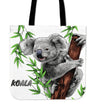 Koala bags - Australia tote bags NN6-TOTE BAGS-HP Arts-White-Vibe Cosy™