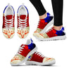 Texas Flag & Bull Women's Sneakers-6teenth World™-Women's Sneakers-US5 (EU35)-Vibe Cosy™