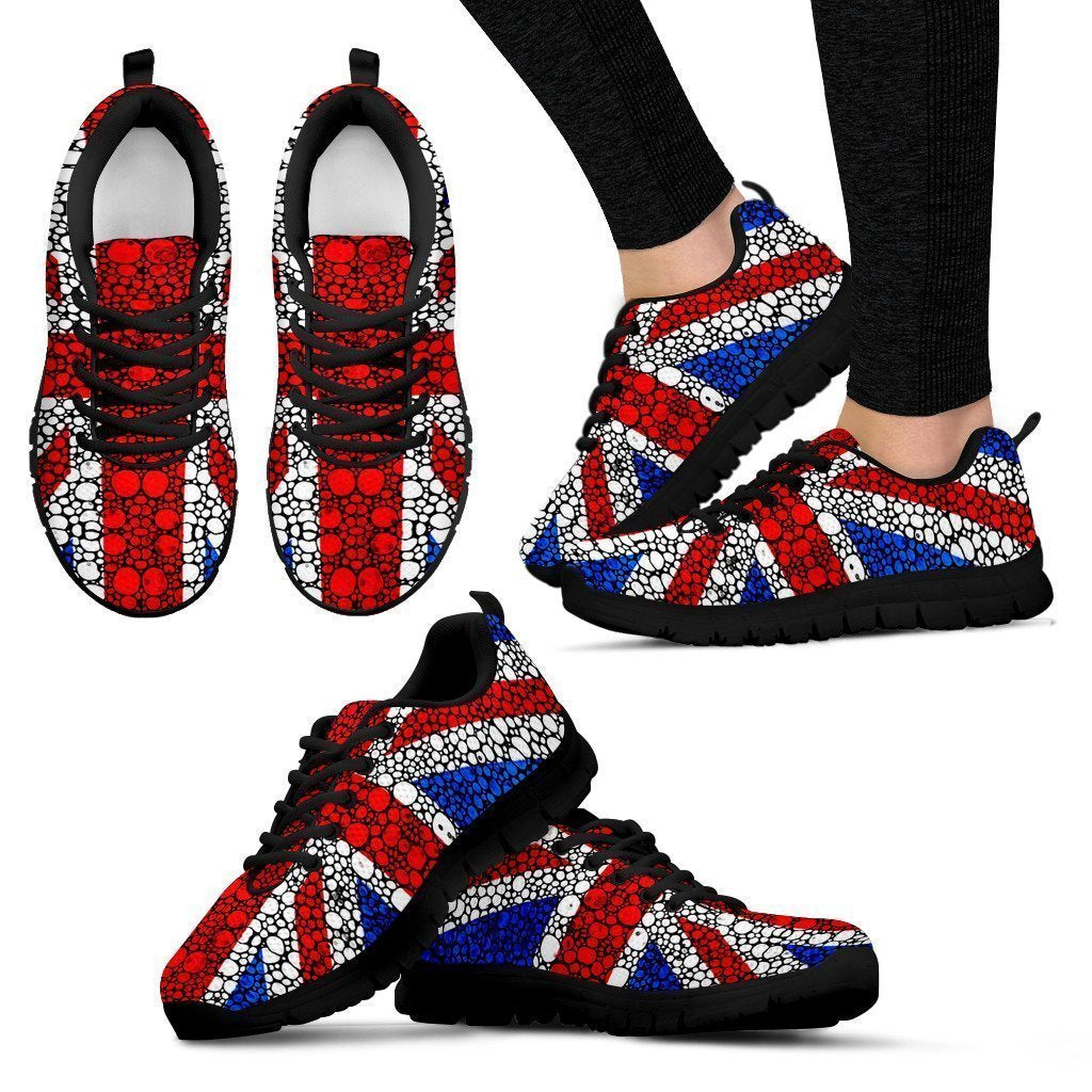 Britain Flag Women's Sneakers-6teenth World™-Women's Sneakers-US5 (EU35)-Vibe Cosy™