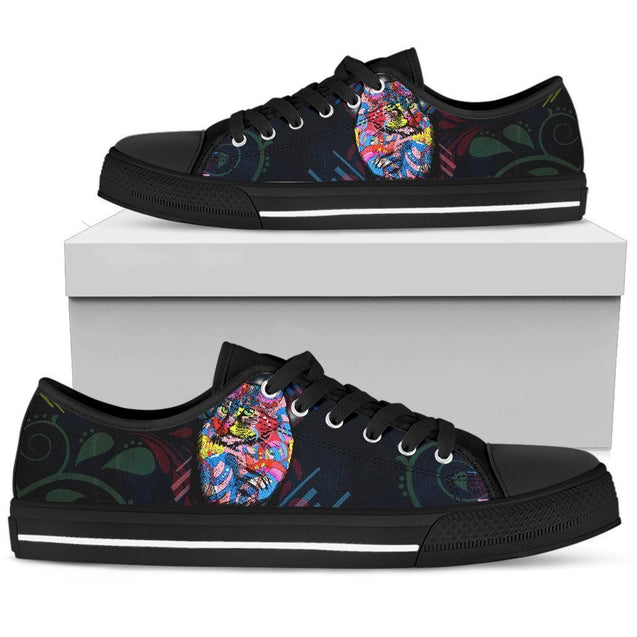 Cat Women's Low Top Shoe-6teenth World™-Women's Low Top Shoe-US5.5 (EU36)-Vibe Cosy™