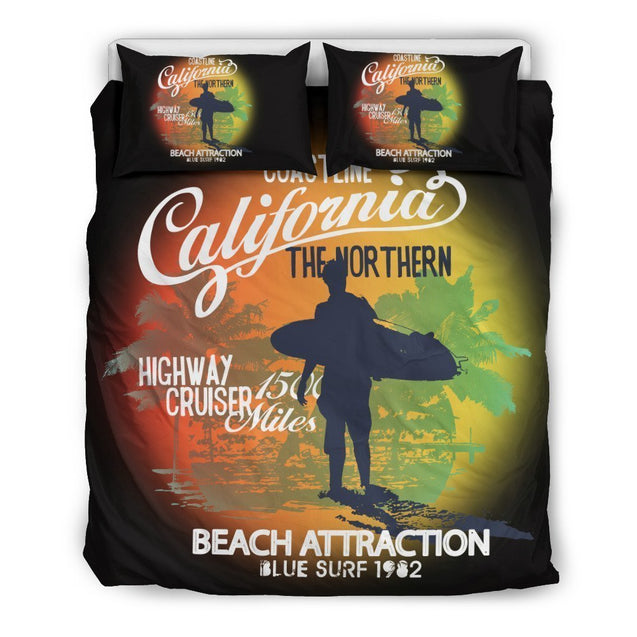 Surfing life Bedding set-6teenth World™-Bedding Set-Twin-Vibe Cosy™