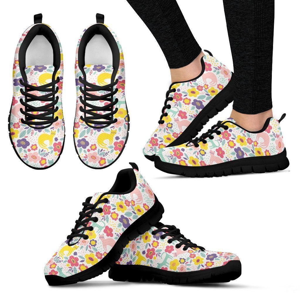 Flowers Women's Sneakers-6teenth World™-Women's Sneakers-US5 (EU35)-Vibe Cosy™