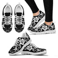 Hibiscus Royal Pattern Sneakers - AH-SNEAKERS-Alohawaii-Women's Sneakers-US5 (EU35)-White-Vibe Cosy™