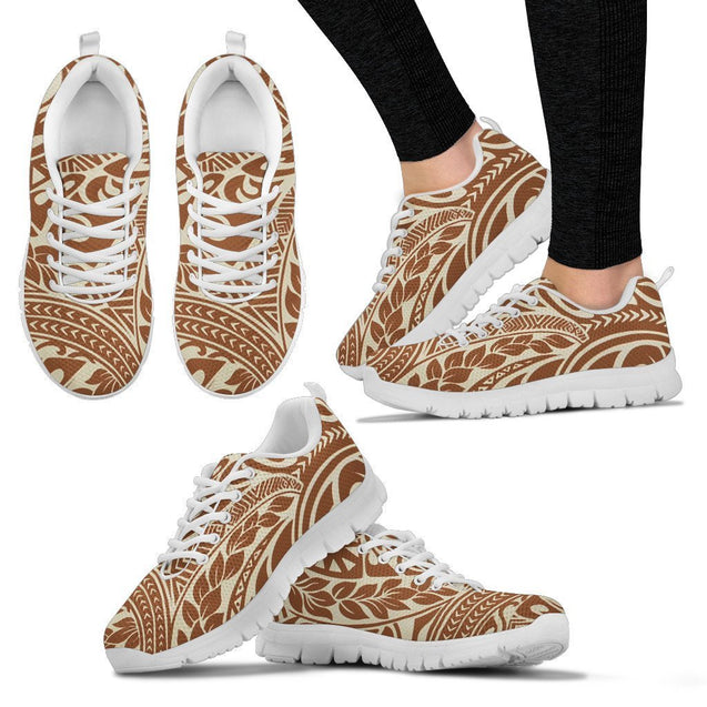Poly Tribal Sneakers 25 - AH - J9-SNEAKERS-Alohawaii-Women's Sneakers-US5 (EU35)-White-Vibe Cosy™