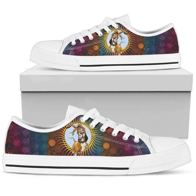 Basset Women's Low Top Shoe-6teenth World™-Women's Low Top Shoe-US5.5 (EU36)-Vibe Cosy™