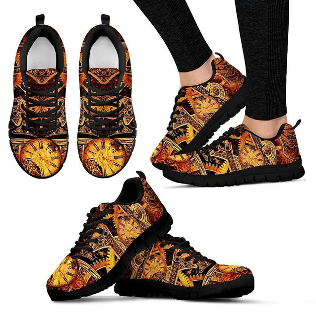Steampunk Lovers Women's Sneakers-6teenth World™-Women's Sneakers-US5 (EU35)-Vibe Cosy™