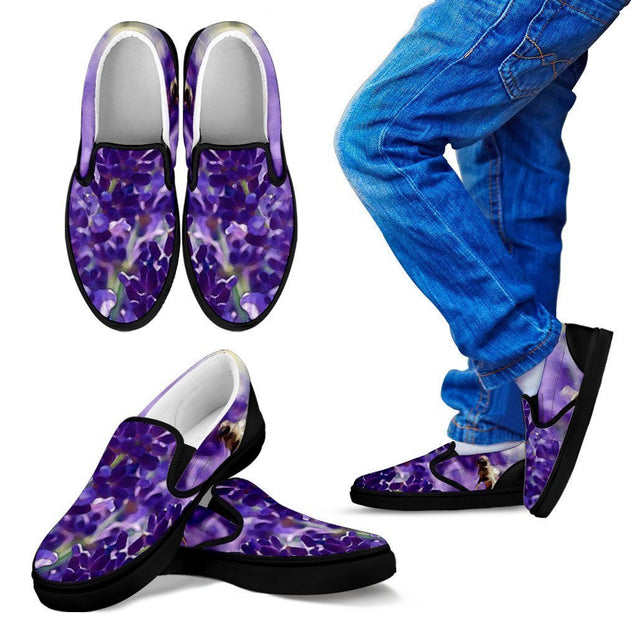 Kid's Slip Ons Serenity (Black Soles)-6teenth World™-Kid's Slip Ons-11 CHILD (EU28)-Vibe Cosy™