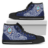 Guam High Top Shoes - Polynesian Design - BN09-HIGH TOP CANVAS SHOES-polynesianprint-Women-US5.5 (EU36)-Black-Vibe Cosy™