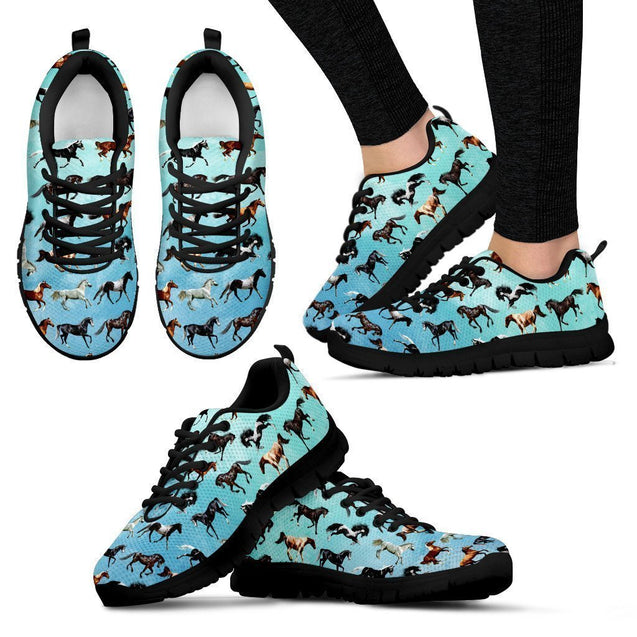 I Love Horse Women's Sneakers-6teenth World™-Women's Sneakers-US5 (EU35)-Vibe Cosy™