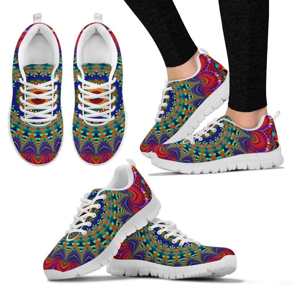 Kaleidoscope Sneakers V2 - Women's Sneakers-6teenth World™-Women's Sneakers-US5 (EU35)-Vibe Cosy™