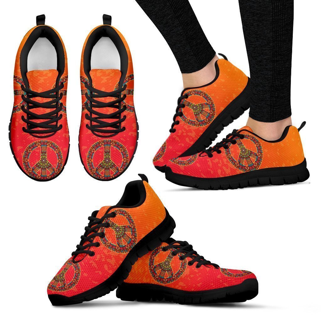 Orange peace Women's Sneakers-6teenth World™-Women's Sneakers-US5 (EU35)-Vibe Cosy™