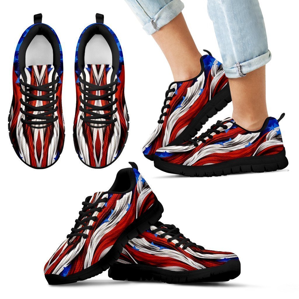 America Flag Kid's Sneakers-6teenth World™-Kid's Sneakers-11 CHILD (EU28)-Vibe Cosy™