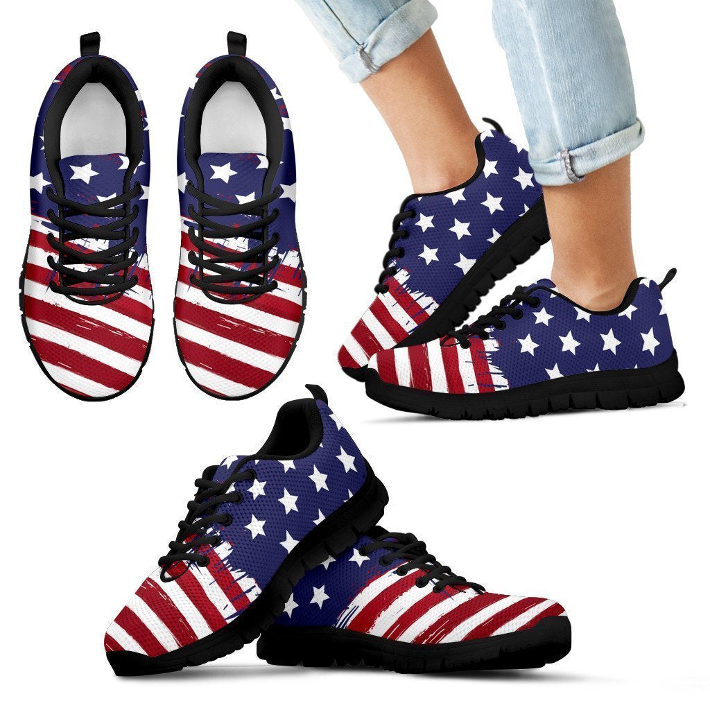 USA Flag Kid's Sneakers-6teenth World™-Kid's Sneakers-11 CHILD (EU28)-Vibe Cosy™