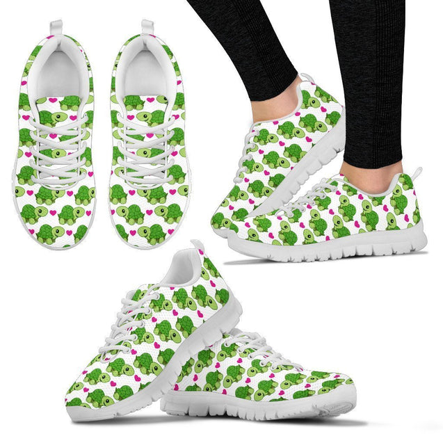 Turtles Hearts Women's Sneakers-6teenth World™-Women's Sneakers-US5 (EU35)-Vibe Cosy™