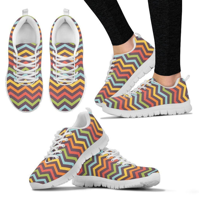 Bright Chevron Sneaker-6teenth World™-Women's Sneakers-US5 (EU35)-Vibe Cosy™