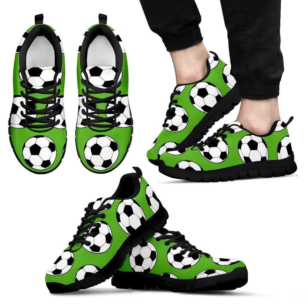 Soccer Shoes-Shoes-6teenth Outlet-Men's Sneakers - Black - Soccer Shoes-US5 (EU38)-Vibe Cosy™