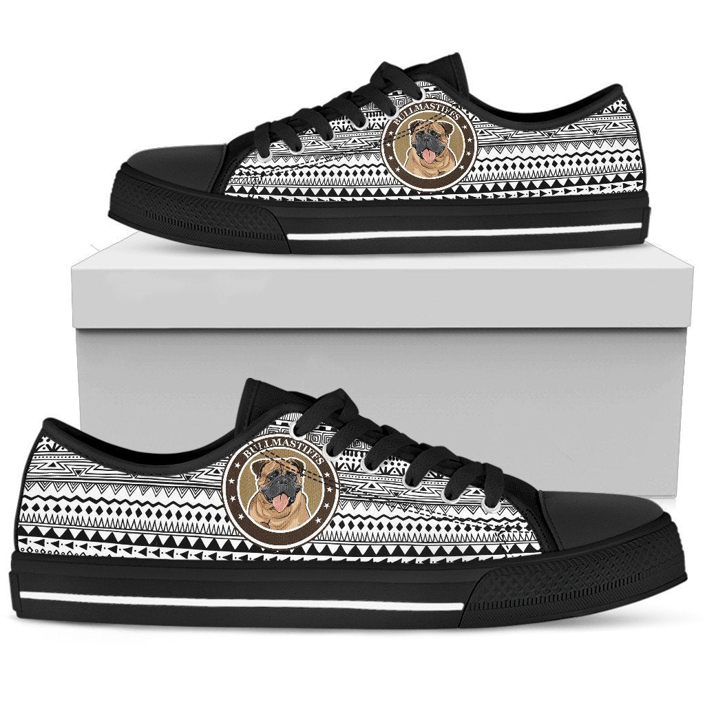 Bullmastiff Women's Low Top Shoe-6teenth World™-Women's Low Top Shoe-US5.5 (EU36)-Vibe Cosy™