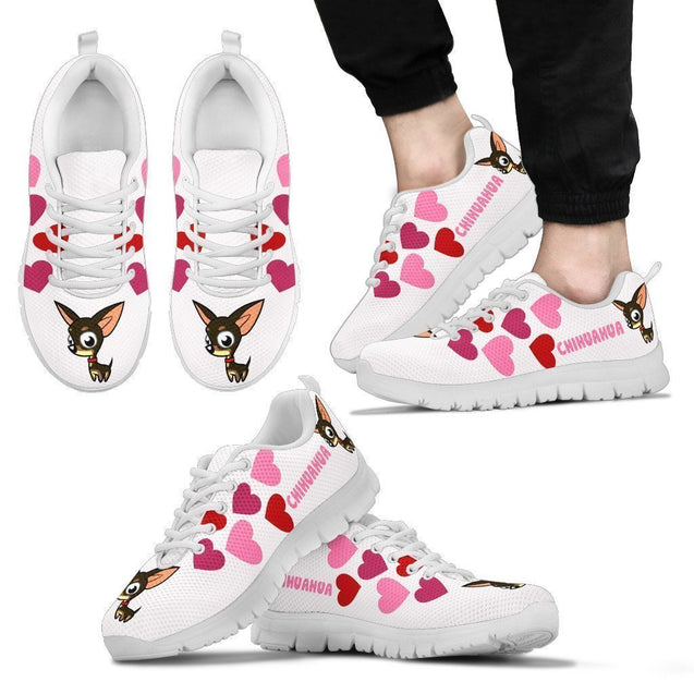Chihuahua Lovers men's Sneakers-6teenth World™-Men's Sneakers-US5 (EU38)-Vibe Cosy™