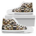 Pugs shoes-Shoes-6teenth Outlet-Mens High Top - White - Pugs-US5 (EU38)-Vibe Cosy™
