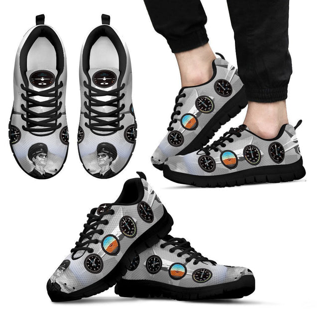 Pilot Sneakers Black-6teenth World™-Men's Sneakers-US5 (EU38)-Vibe Cosy™