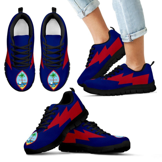 Guam Sneakers - Flash Style - BN09-SNEAKERS-polynesianprint-Kid-11 CHILD (EU28)-Black-Vibe Cosy™