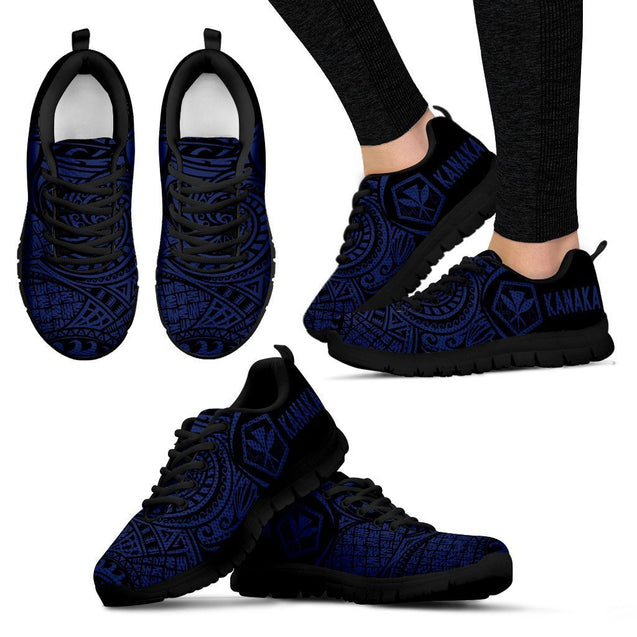 Kanaka Polynesian Sneakers 07 - J4-SNEAKERS-Alohawaii-Women's Sneakers-US5 (EU35)-Black-Vibe Cosy™
