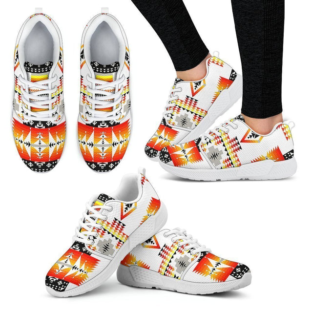 Seven Tribes White Sopo Women's Athletic Sneakers White Sole-6teenth World™-Women's Athletic Sneakers-US5 (EU35)-Vibe Cosy™
