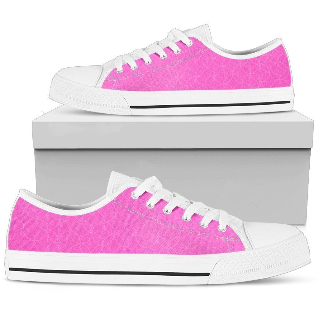 Pink Low Top Women's-6teenth World™-Women's Low Top Shoe-US5.5 (EU36)-Vibe Cosy™