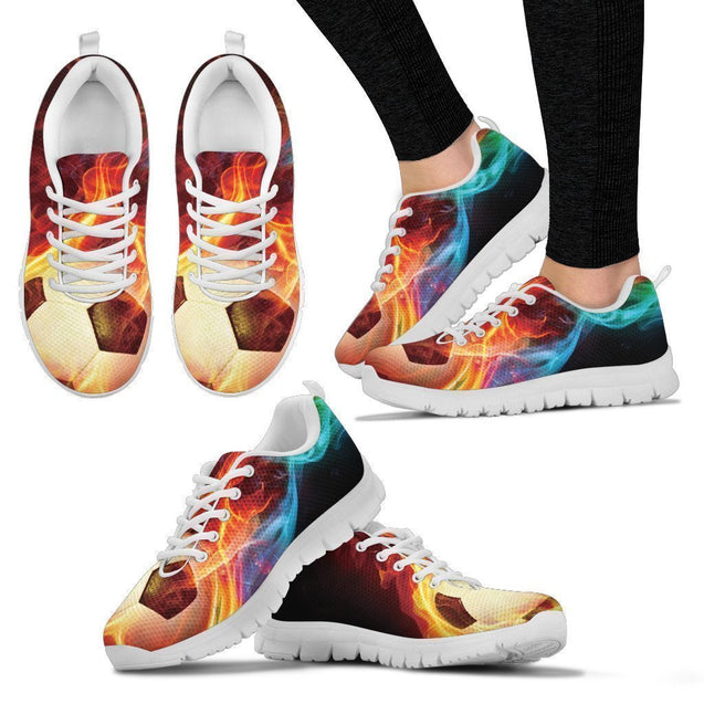 Soccer Shoes-Shoes-6teenth Outlet-Women's Sneakers - White - Soccer Shoes-US5 (EU35)-Vibe Cosy™