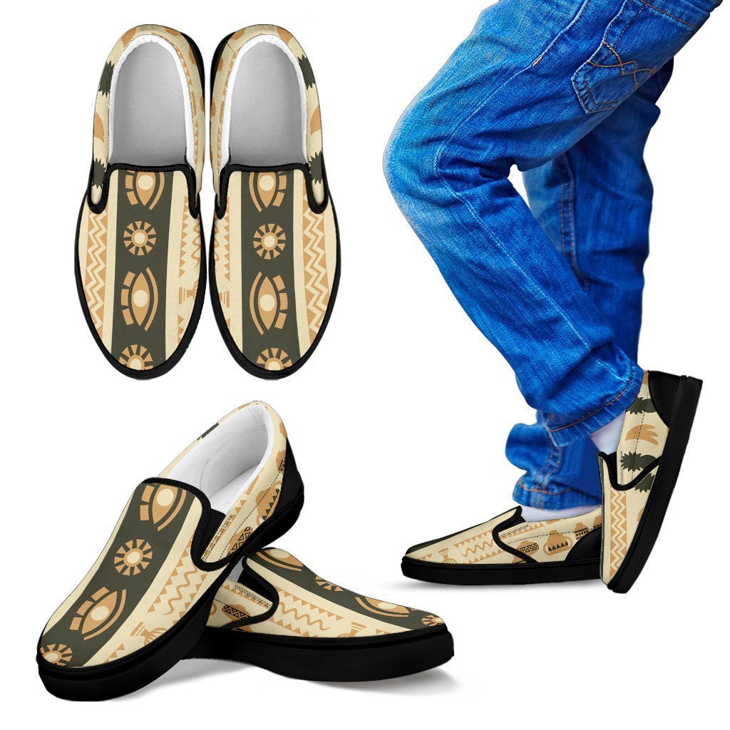 African Style-6teenth World™-Kid's Slip Ons-11 CHILD (EU28)-Vibe Cosy™