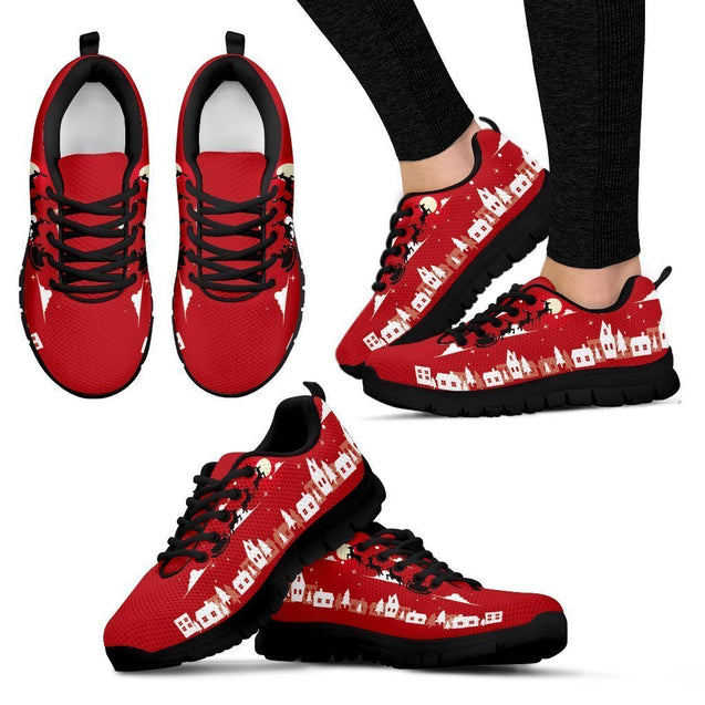 Santa in the City Sneakers-6teenth World™-Women's Sneakers-US5 (EU35)-Vibe Cosy™